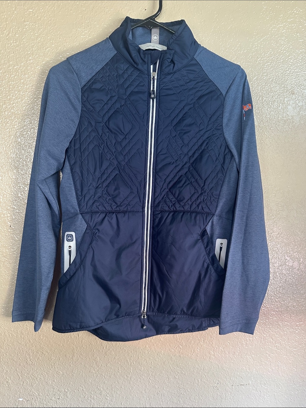 Peter Millar Women's Madeline Hybrid Full-Zip Jacket Size Small